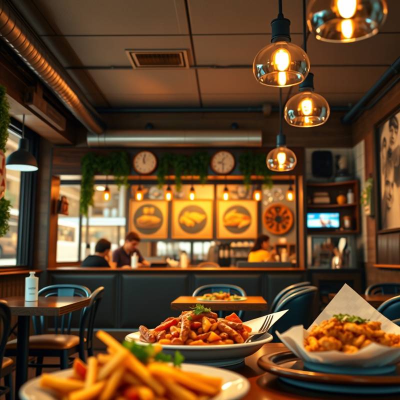 Social media campaign for a local restaurant, displaying engaging content and creative visuals.